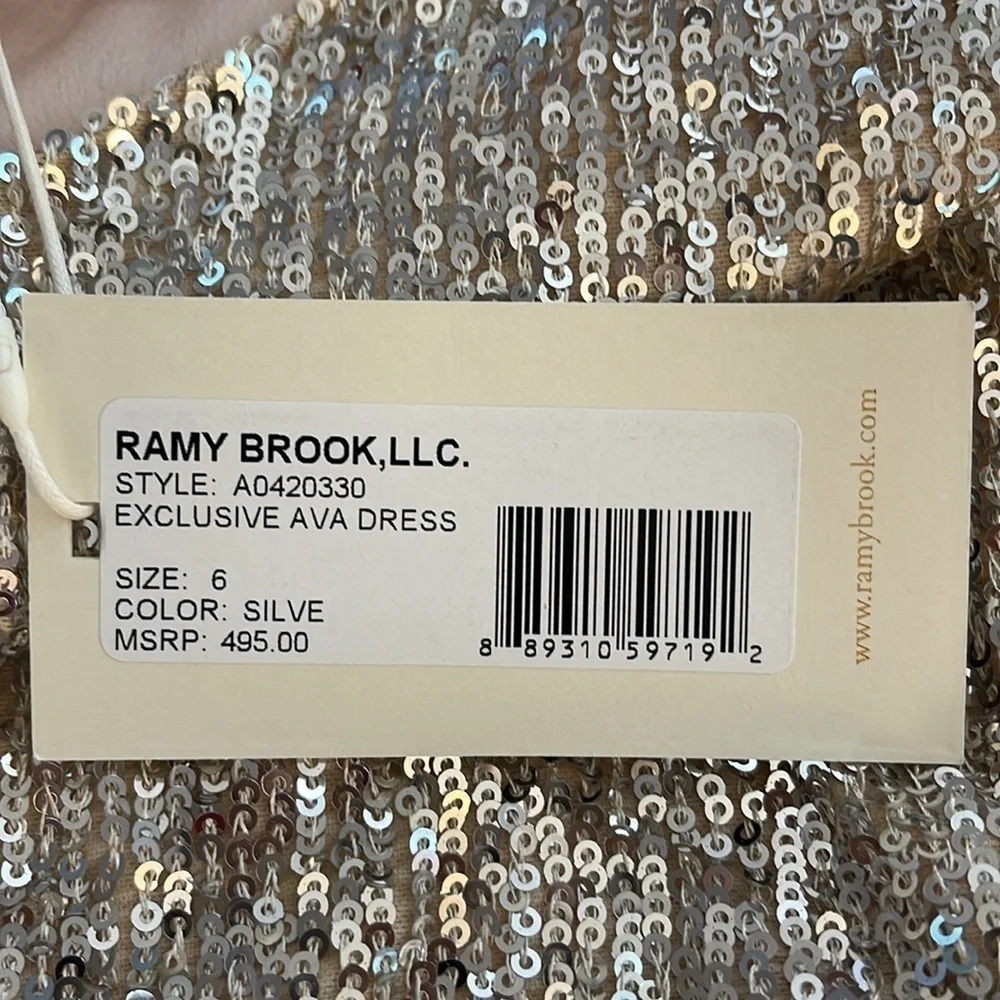 Ramy Brook Gold Sequin Maxi Dress - Picture 12 of 15